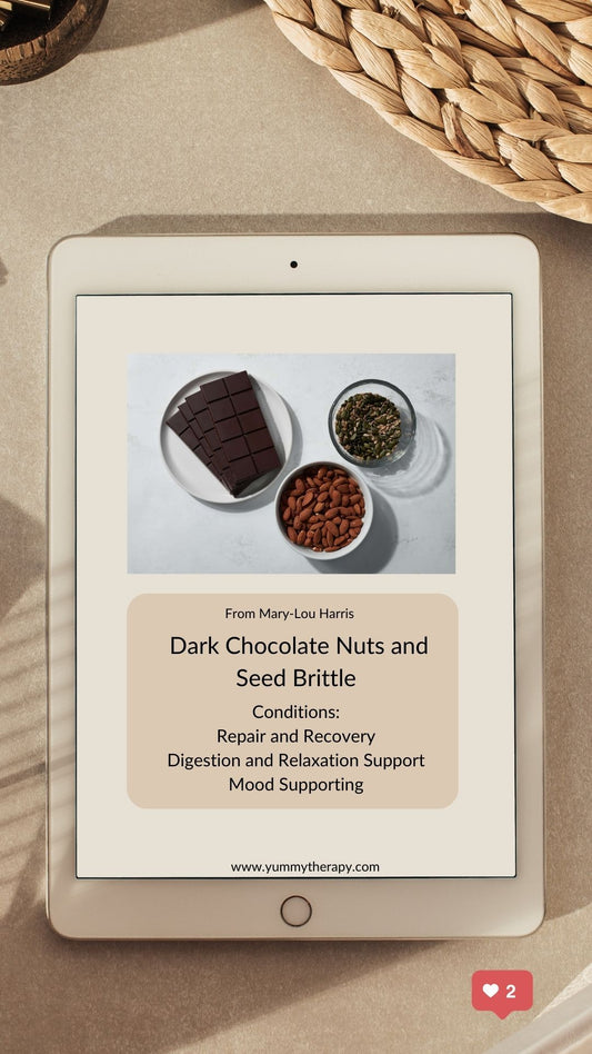 Immune & stress supporting Dark Chocolate, Nuts & Seed 'Brittle'