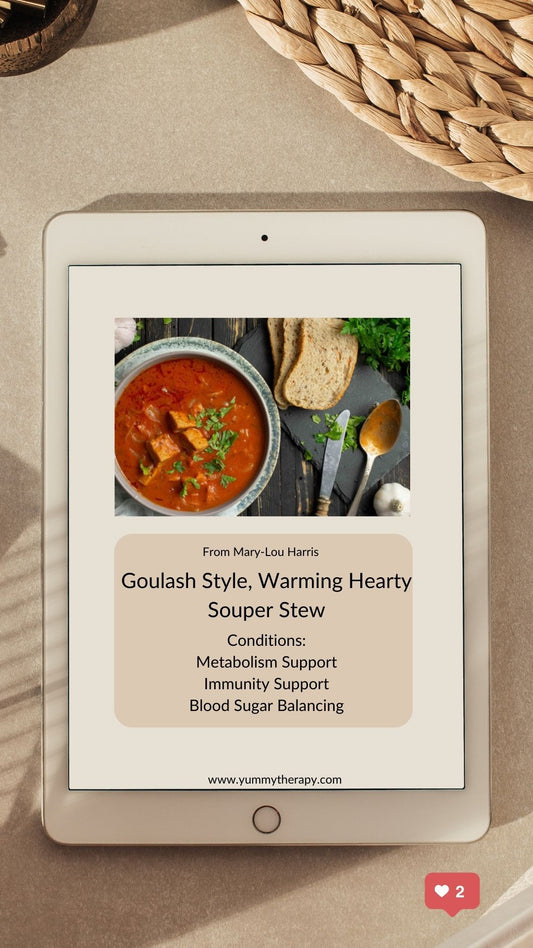 Goulash style Immune, Metabolism, Energy & Blood Sugar Balancing Warming Winter Souper Stew